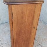 Inlaid walnut entryway sideboard