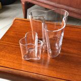 Duo of vases savoy design Alvar Aalto