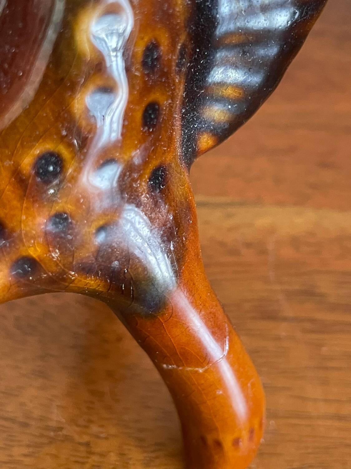 Vasilkovsky horse in majolica