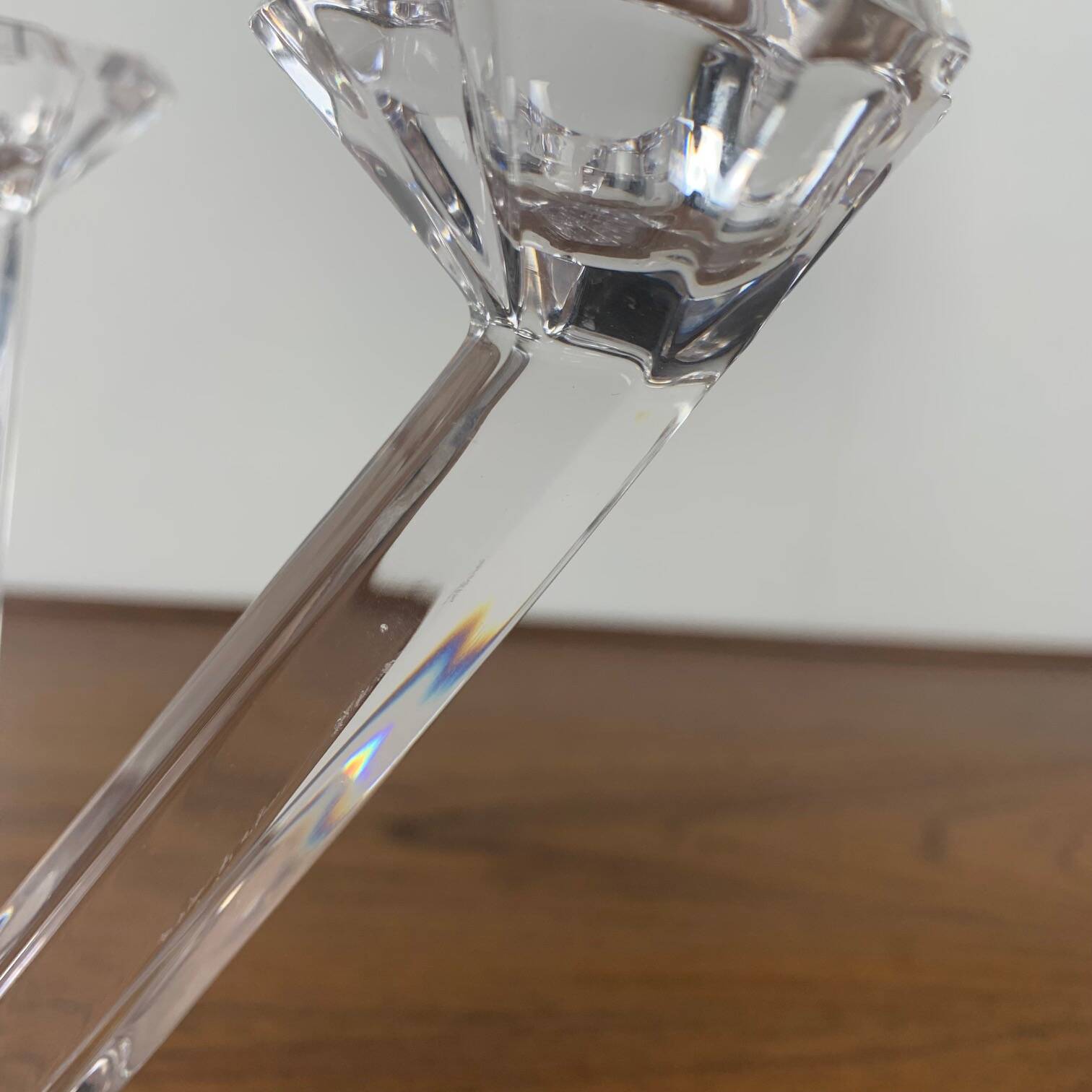 Villeroy & Boch crystal candlestick, 1990/2000