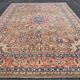 Large Antique Persian Carpet 300x397 cm, Medallion and Floral Patterns