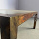 Vintage steel coffee table, 1980s