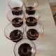 7 vintage Art Deco champagne or dessert coupes
