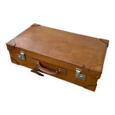 Valise en cuir 1950