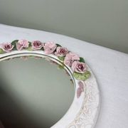 Mirror with a flower crown
