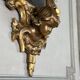 Pair of carved and gilded wooden mirrors, Italy 19th century