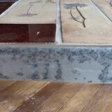 Coffee table herbarium décor Roger Capron Vallauris