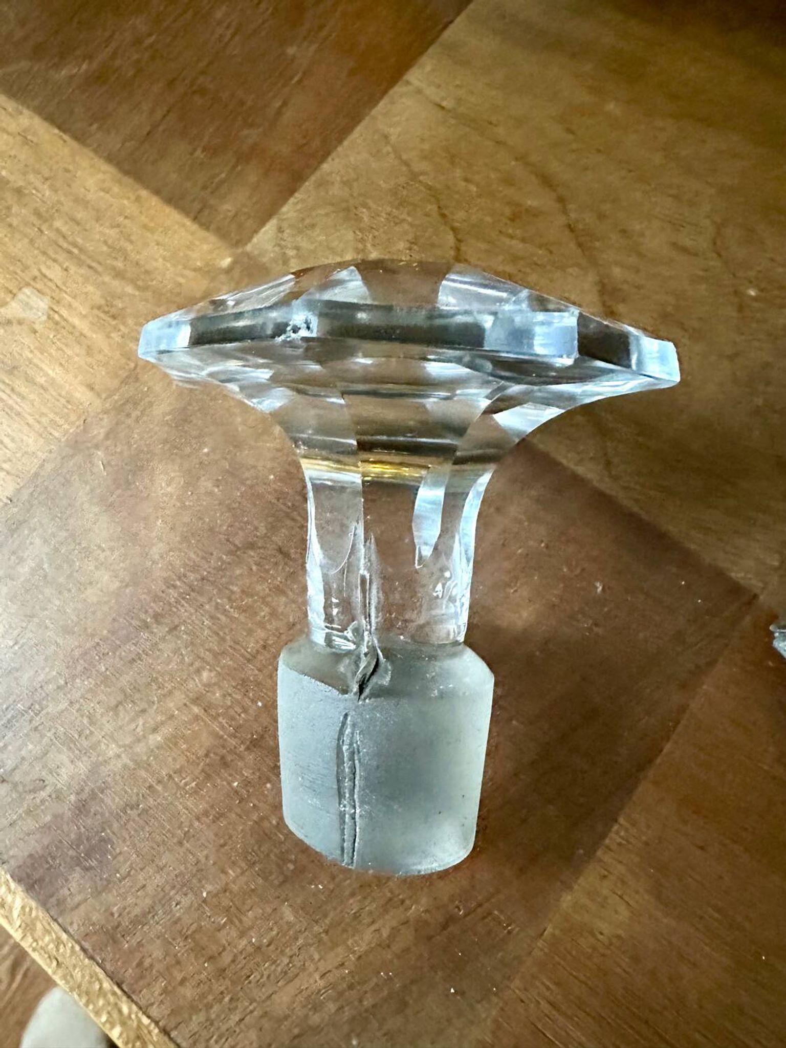 Baccarat crystal whisky decanter, perfection model