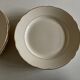 Set of 10 plates 1960 Villeroy & Boch ivory faience with gadroons