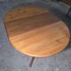 Table extensible Baumann en teck des années 60, (2 rallonges)