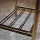 Table d'appoint métal doré
