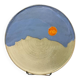 Decorative glazed ceramic dish, circa 1950-60