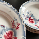 12 plates Digoin Sarreguemines Olga
