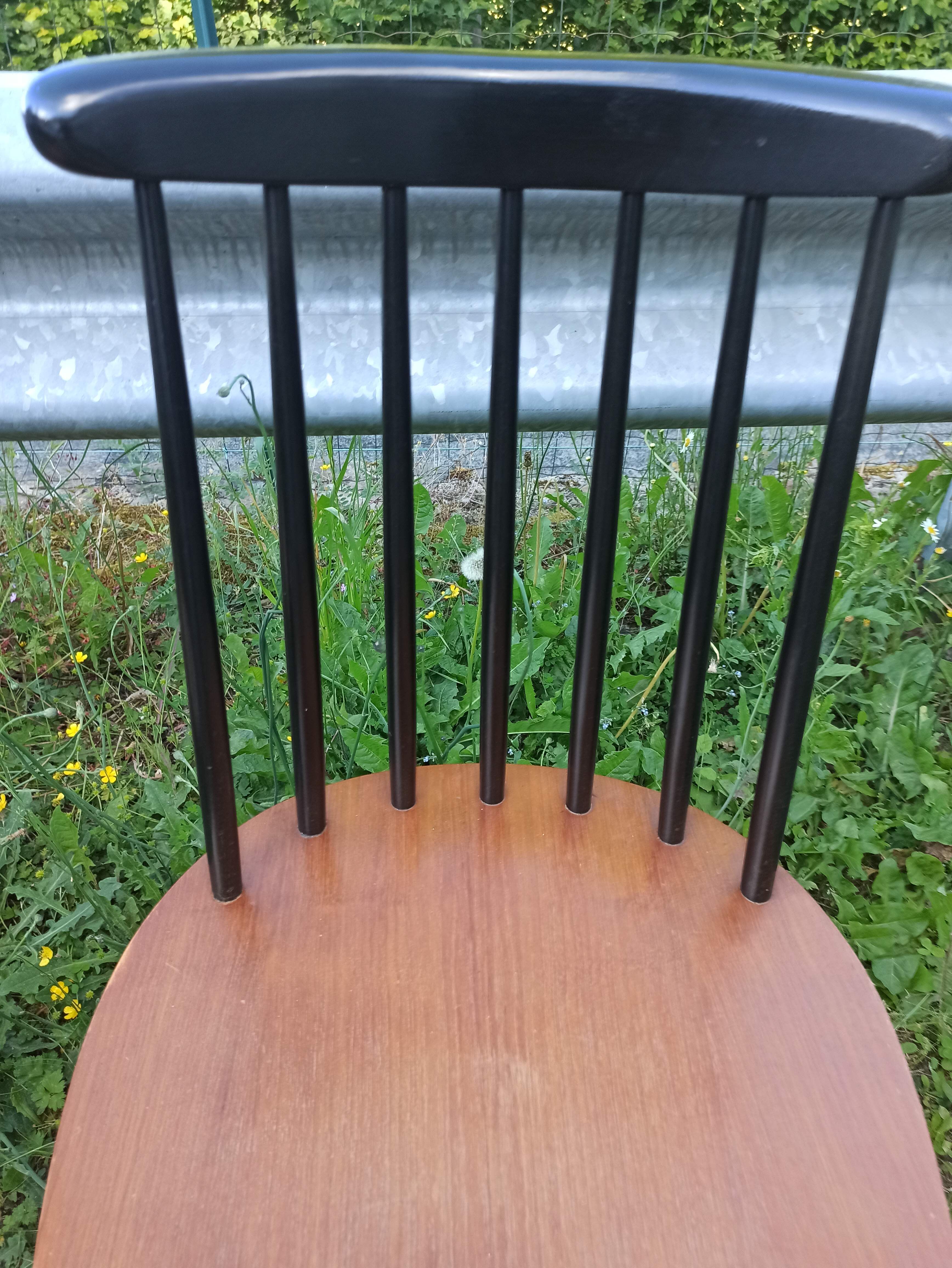Paire chaises fanett par Ilmari Tapiovaara années 60