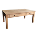 Vintage solid oak farmhouse coffee table 113x64