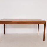 Teak extendable dining table, The Netherlands 1950's