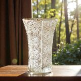 Large antique crystal vase
