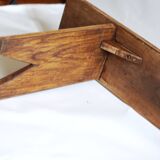 Farm bench in chene