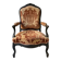Fauteuil Louis XV Marron