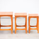 Tables basse gigogne (x3) scandinave vintage 1960