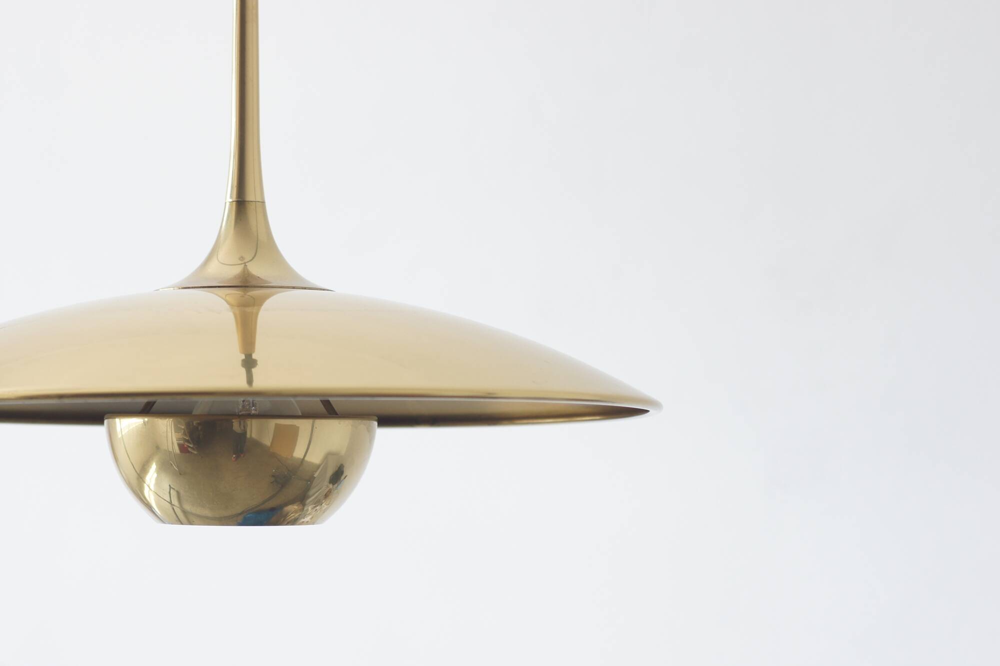 Pendant Lamp in Brass by Florian Schulz