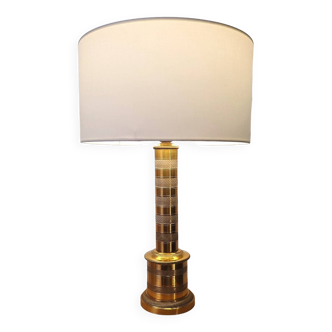 Lampe colonne laiton