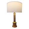 Brass column lamp
