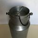 Pot à lait ancien en aluminium