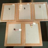 5 herbariums, framed floral arrangement
