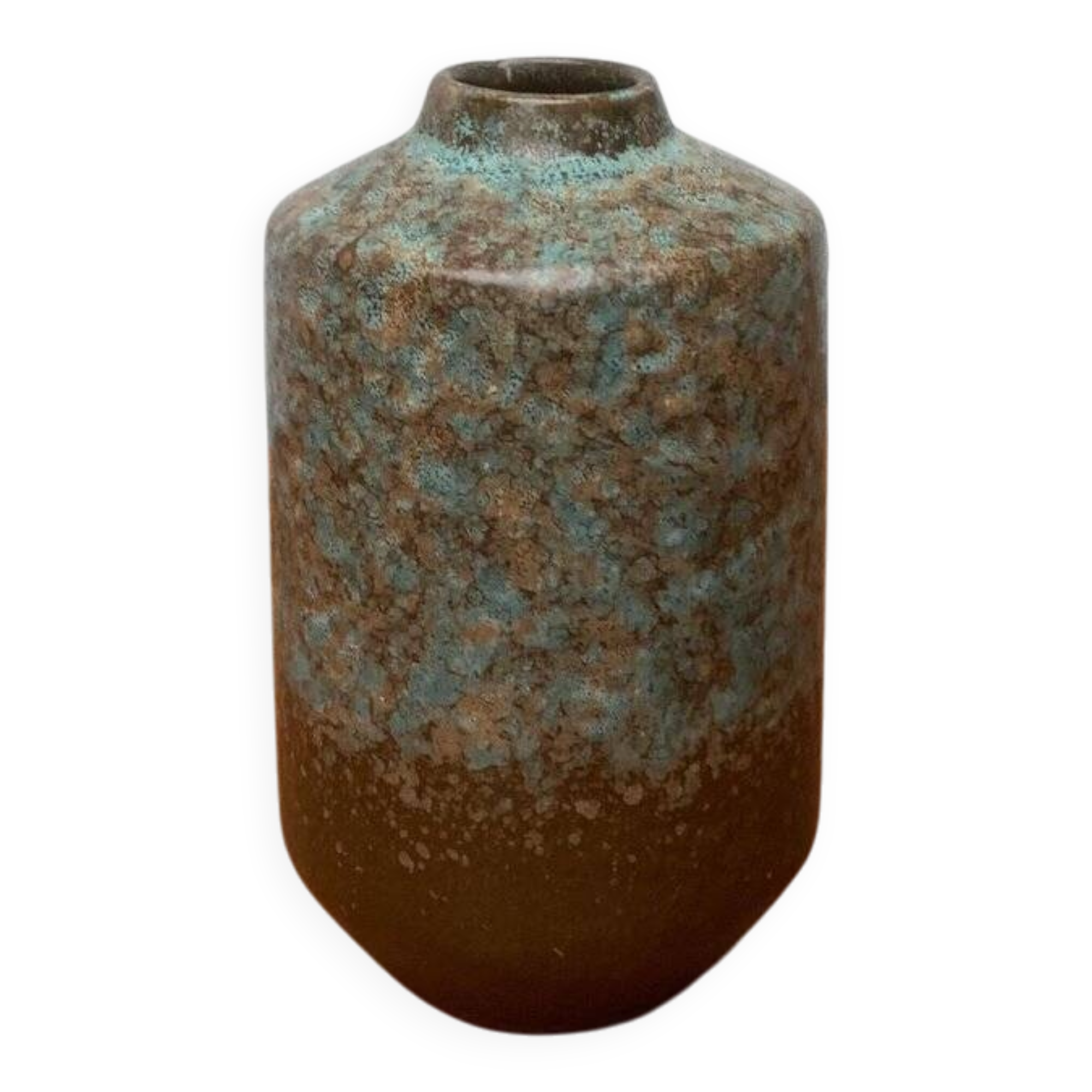 East German pottery vase from the mid-century by Strehla Keramik.
