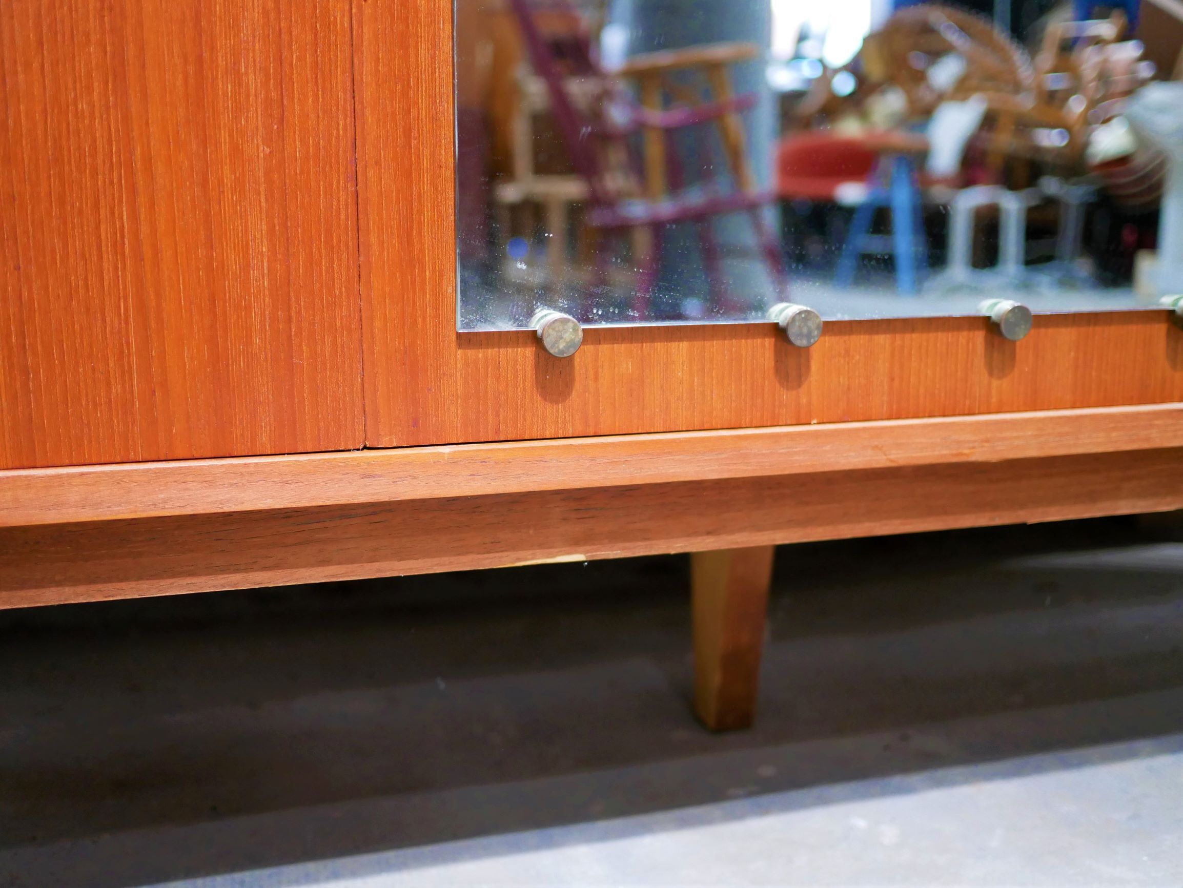 Vintage teak wardrobe