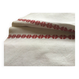 Old linen tablecloth