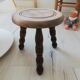 Tabouret tripode vintage