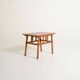 Bamboo and wood coffee table, 1960s