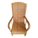 Vintage rattan armchair