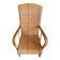 Vintage rattan armchair