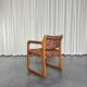 Set of 4 Scandinavian teak sled chairs