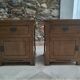 Set of 2 Indonesian bedside tables