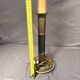 Antique Empire Column Lamp Base Brass Gilded Green Candle Holder Chandelier 4