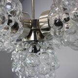 Bubble glass chandelier by Kamenický Šenov, Czechoslovakia, 1970s