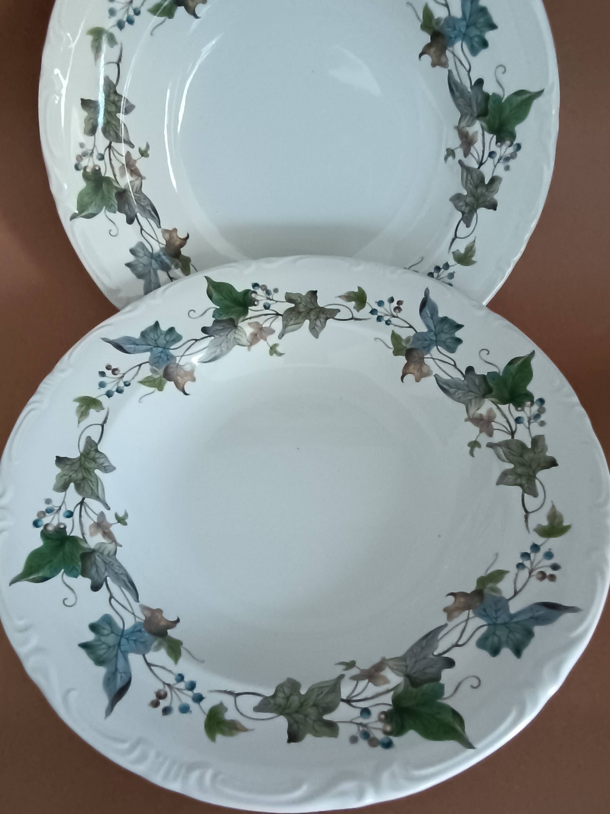 Royal China Vigo porcelain soup plates