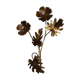 Flowers wall lamp of 1970