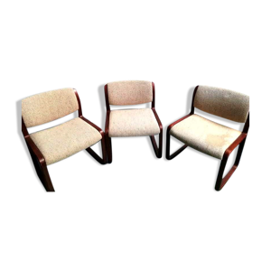 lot de 3 fauteuils Strafor