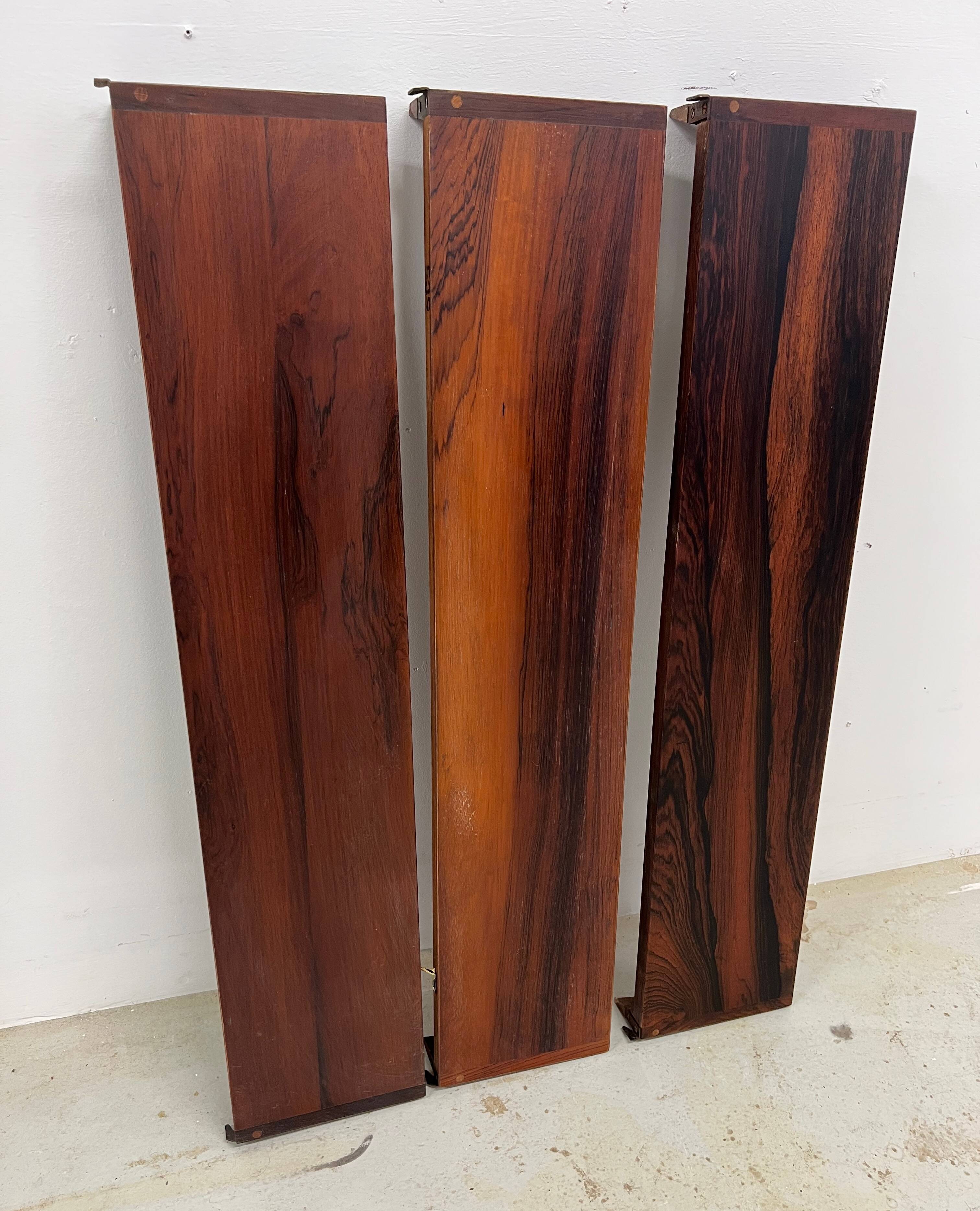 Rosewood Shelves By Kai Kristiansen For Feldballes