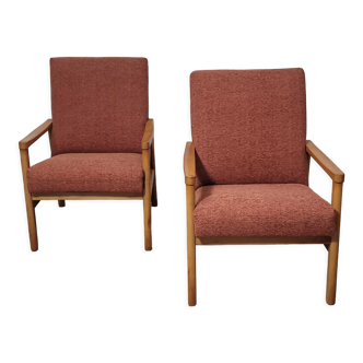 Fauteuils par Jiri Jiroutek pour Interier Praha, années 1960