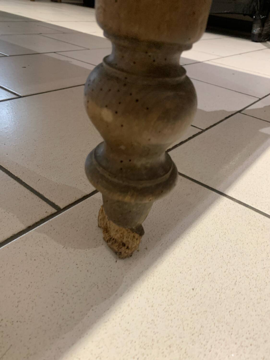 Old rustic 19th century farmhouse table