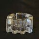 Warmer press paper photophore candle holder LA VIDA glass pressed design