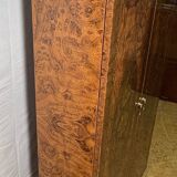 Vintage Hollywood-Style Italian Walnut-Effect Dressing Table / Cabinet