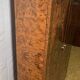 Coiffeuse/meuble de rangement style Hollywood vintage, aspect noyer italien