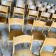 ✨ Set of 50 French modernist stackable chairs – Vintage 1960s